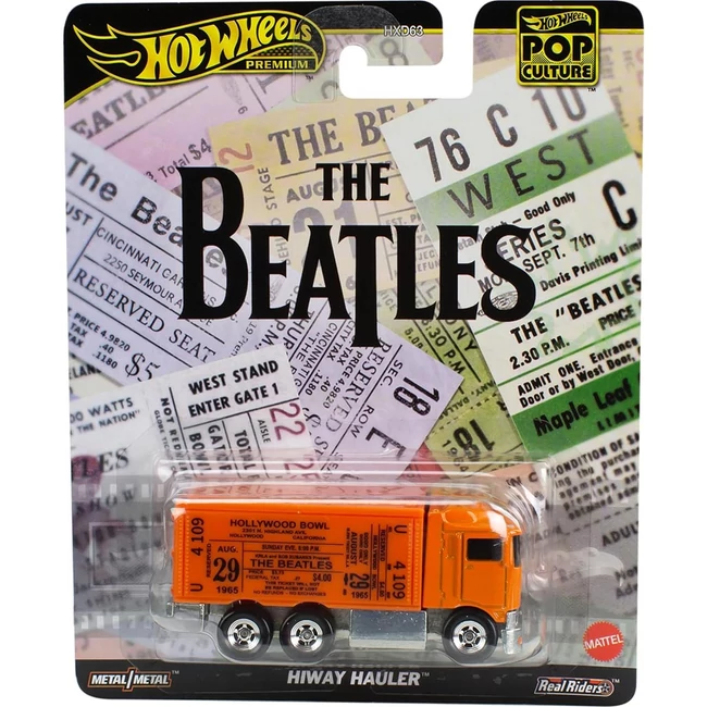 Hot Wheels: Pop kultúra széria – The Beatles Hiway Hauler kisautó 1:64 – Mattel