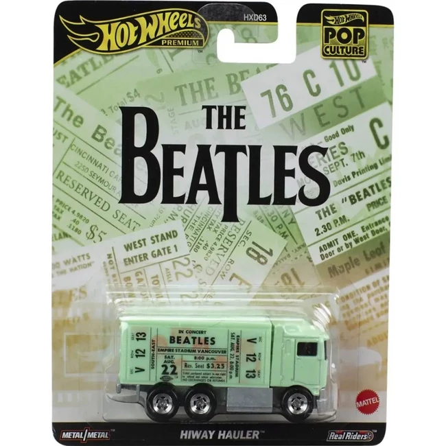 Hot Wheels: Pop kultúra széria – The Beatles Hiway Hauler kisautó – Mattel