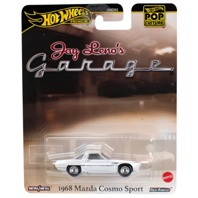 Hot Wheels Pop Culture: Jay Leno garázs 1968 Mazda Cosmo Sport kisautó 1/64 – Mattel