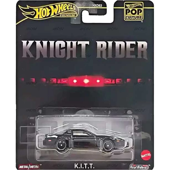 Hot Wheels Pop Culture: Knight Rider K.I.T.T. kisautó 1/64 – Mattel