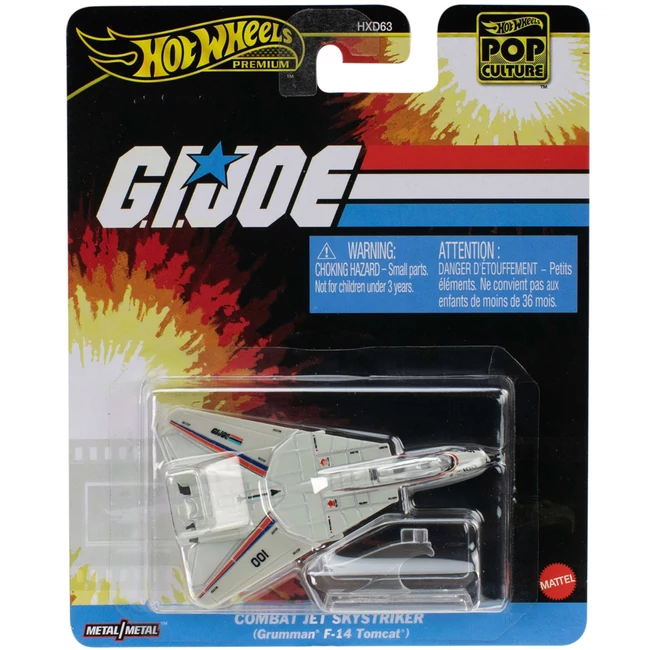 Hot Wheels: Pop Kultúra G.I. Joe Combat Jet Skystriker repülő 1/64 - Mattel