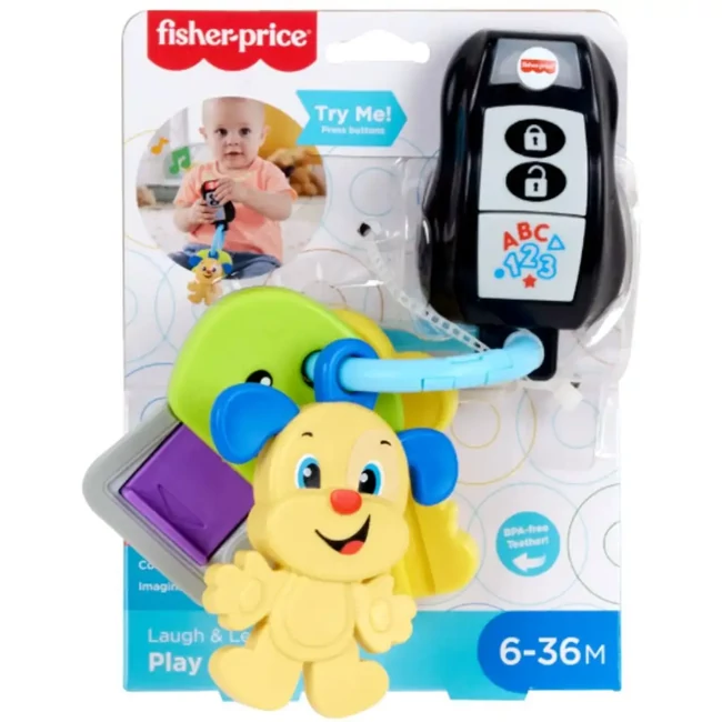 Fisher-Price: Kacagj és fejlődj Tanuló kocsikulcs – Mattel