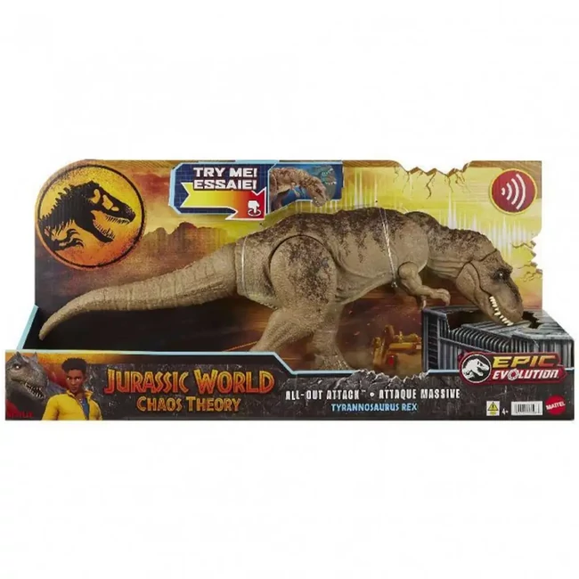 Jurassic World: Kolosszális Támadó T-Rex – Mattel