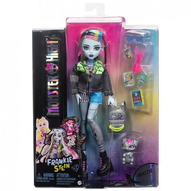 Monster High baba – Szörnyen új Frankie Stein – Mattel