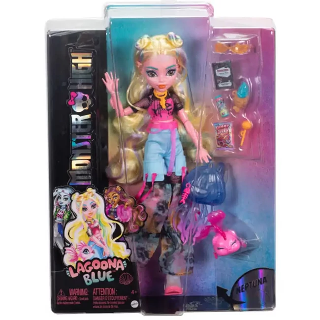 Monster High: Szörnyen új Lagoona Blue baba – Mattel