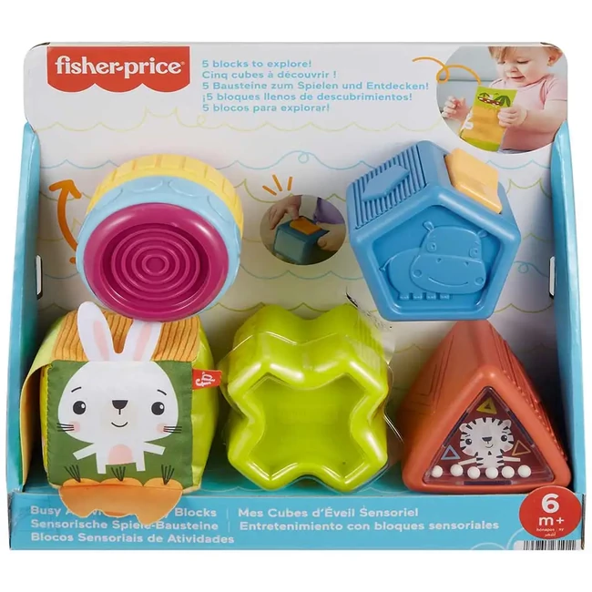 Fisher-Price: Mókaformák bébi készsegfejlesztő játékszett – Mattel