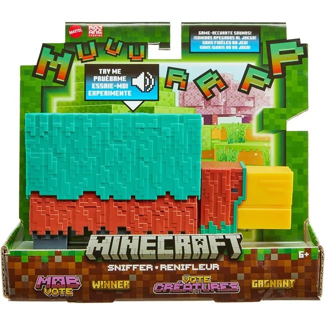 Minecraft: Sniffer játékfigura hanggal – Mattel