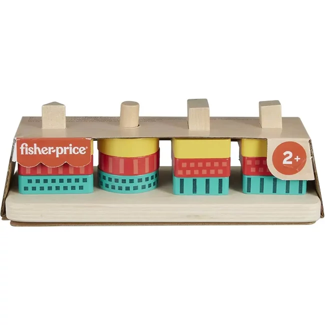 Fisher-Price: Wood Fa formarakosgató fejlesztő játék – Mattel