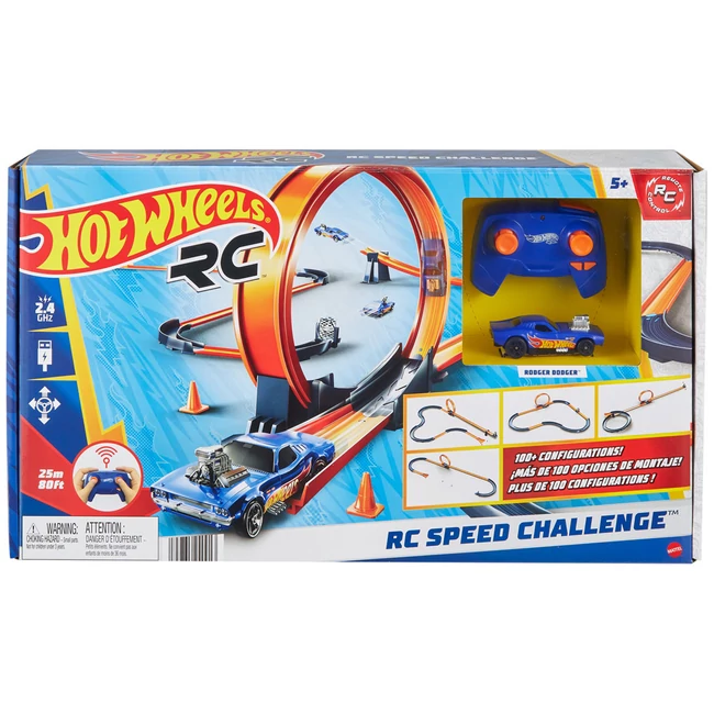 Hot Wheels: RC Speed Challenge távirányítós pályaszett – Mattel