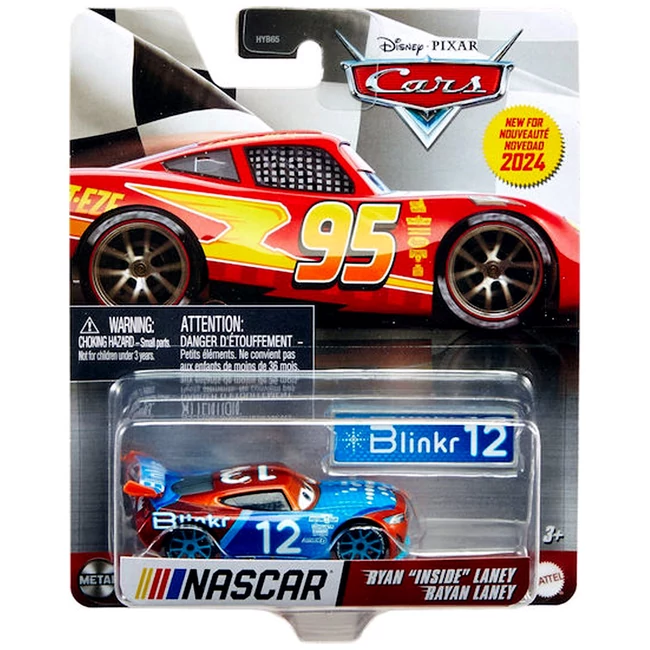 NASCAR Verdák 3: Ryan “Inside” Laney karakter kisautó 1/55 – Mattel