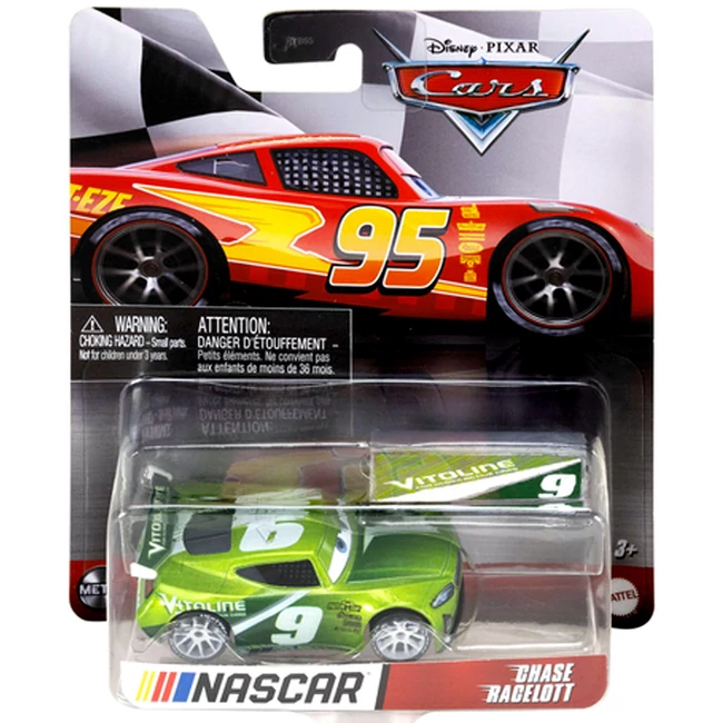 NASCAR Verdák 3: Chase Racelott karakter kisautó 1/55 – Mattel