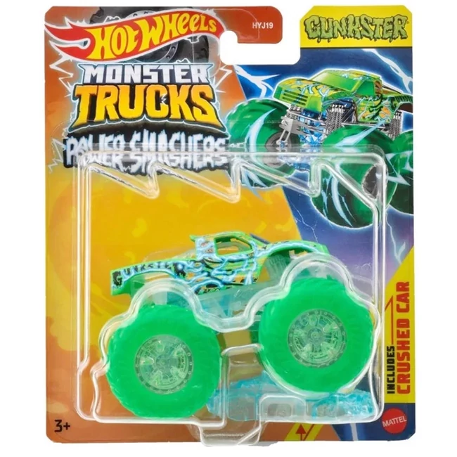 Hot Wheels Monster Trucks: Power Smashers Gunkster monster kisautó – Mattel