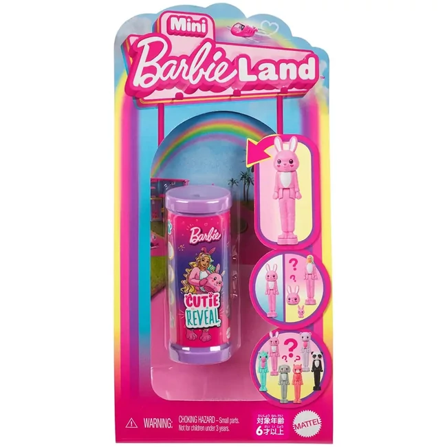 Barbie: Mini BarbieLand – Cutie Reveal meglepetés baba – Mattel