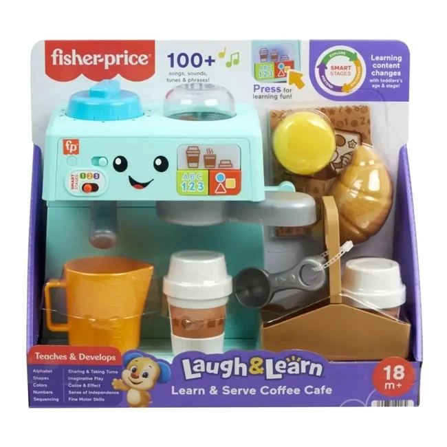 Fisher-Price: Kacagj és Fejlődj Babarista Kávéfőző – Mattel