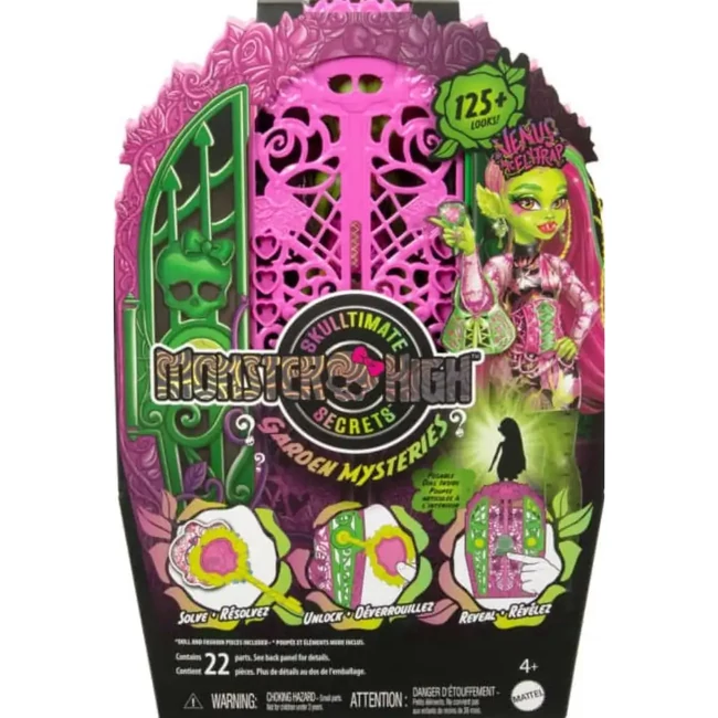 Monster High: Szörnyen jóbarátok titkai – Rémes nyomozás kertitkok Venus baba – Mattel
