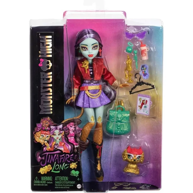 Monster High baba – Jinafire Long baba kiegészítőkkel – Mattel