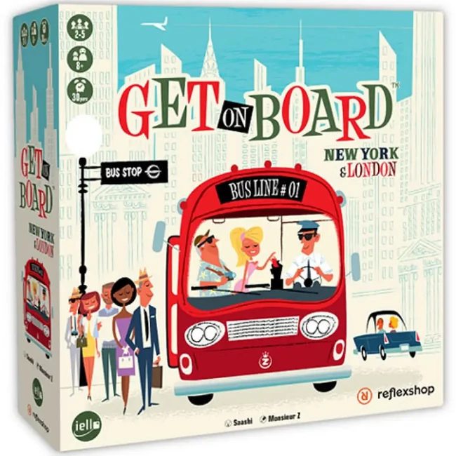 GET ON BOARD New York és Londn társasjáték