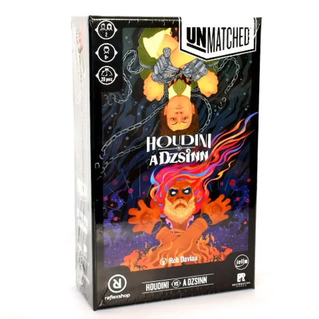 Unmatched: Houdini vs A Dzsinn társasjáték