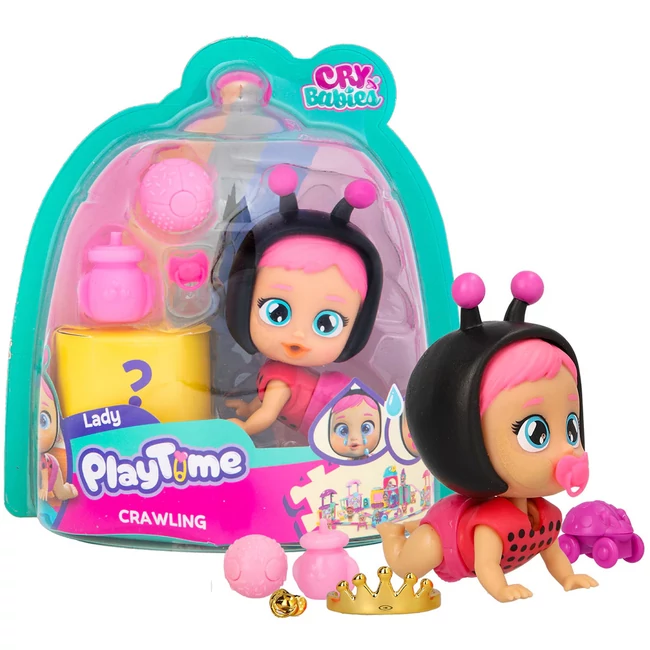 Cry Babies Playtime – Lady mászó könnyes baba kiegészítőkkel
