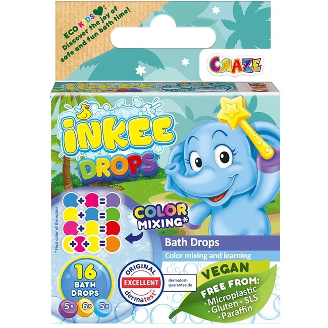Craze Inkee: Vegán fürdő tabletta 16 db-os