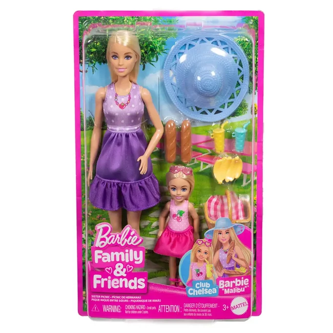 Barbie: Barbie és Chelsea duo piknik készlet – Mattel