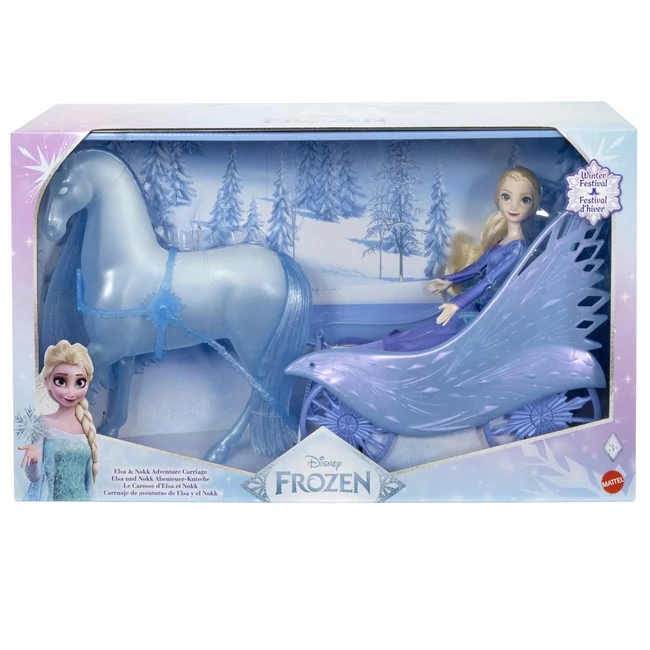Jégvarázs: Elza és Nokk Jéghintóval – Mattel