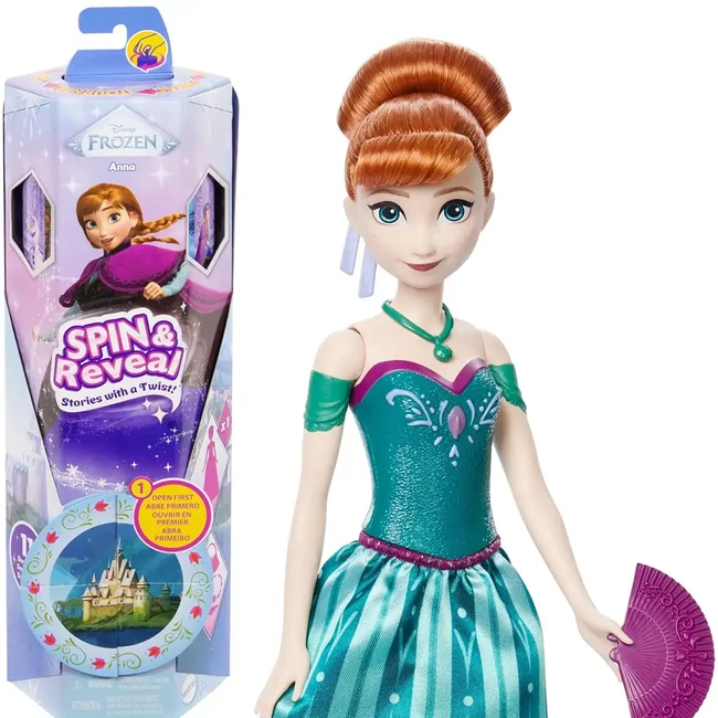 Jégvarázs: Varázslatos meglepetés Anna baba legyezővel – Mattel