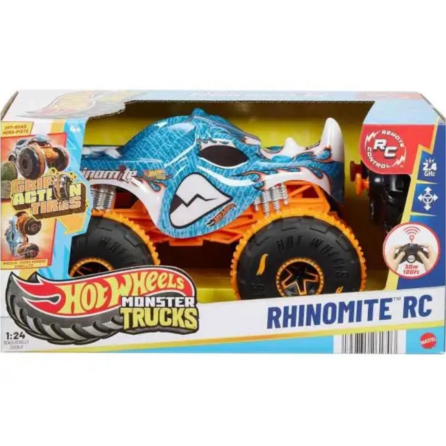 Hot Wheels: RC Rhinomite távirányítós autó 1/24 – Mattel