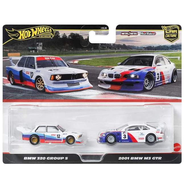 Hot Wheels: Deluxe kisautó 2 db-os csomag BMW – Mattel