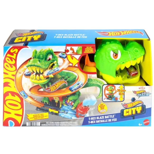 Hot Wheels: T-Rex Támadás pályaszett – Mattel