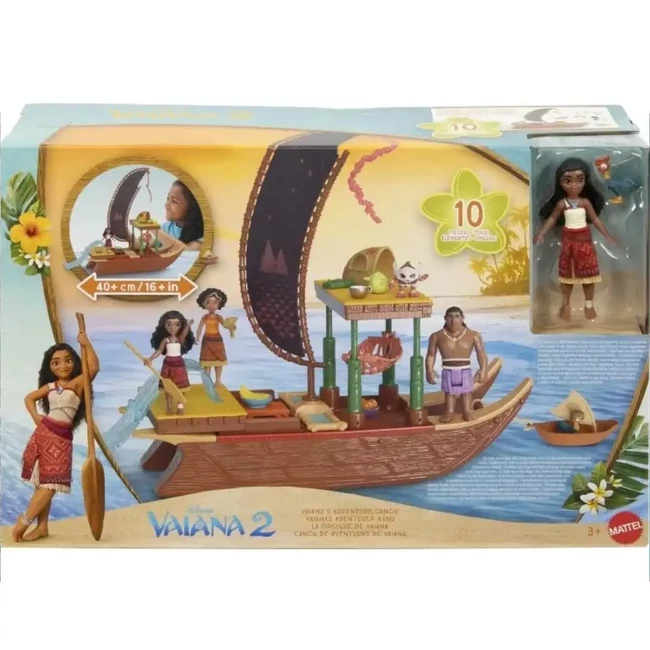 Disney Hercegnők: Vaiana 2 Mesés vitorlása játékszett – Mattel