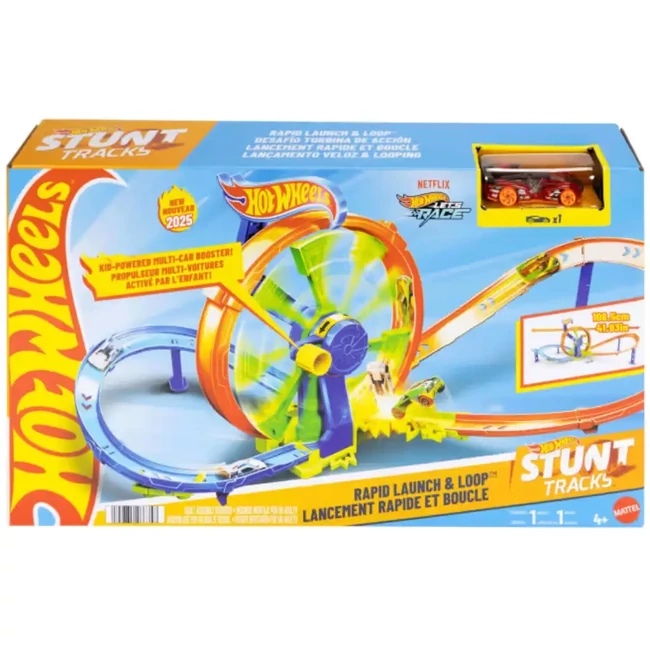 Hot Wheels: Szédületes turbina pályaszett – Mattel
