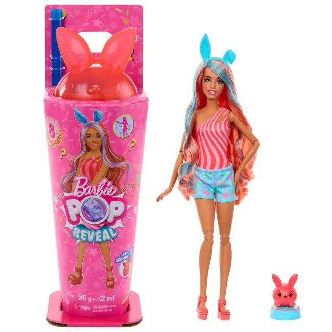 Barbie: Slime Reveal Állati Buli – Nyuszi játékszett – Mattel