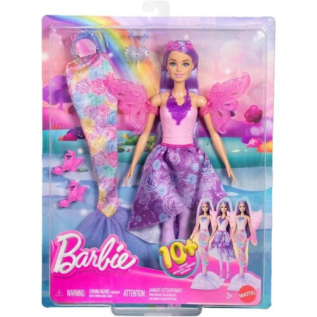 Barbie Dreamtopia Átváltozó hercegnő – Mattel