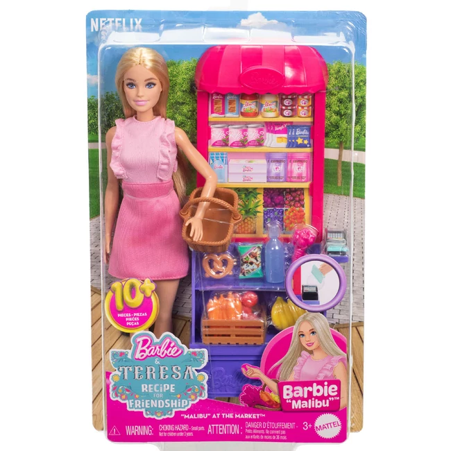 Barbie és Teresa: A barátság receptje – Barbie csemegepultja játékszett – Mattel