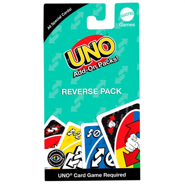 UNO: Visszafordító pakk kiegészítő kártyacsomag – Mattel