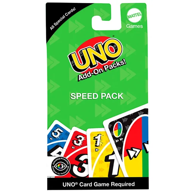 UNO: Gyorsító pakk kiegészítő kártyacsomag – Mattel