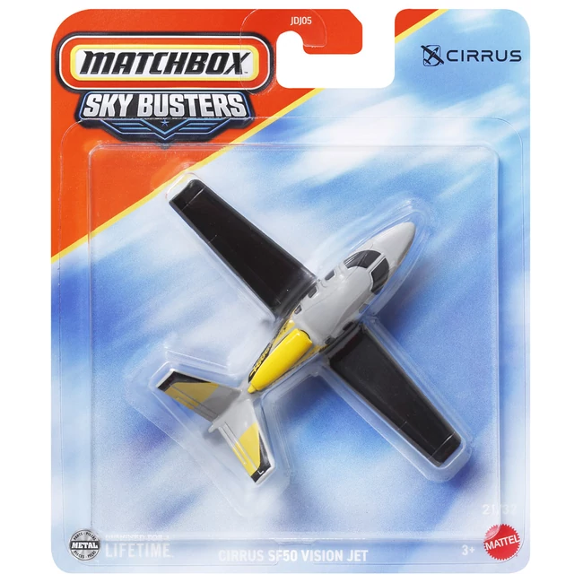 Matchbox Sky Busters: Cirrus SF50 Vision Jet repülő modell 1/64 – Mattel