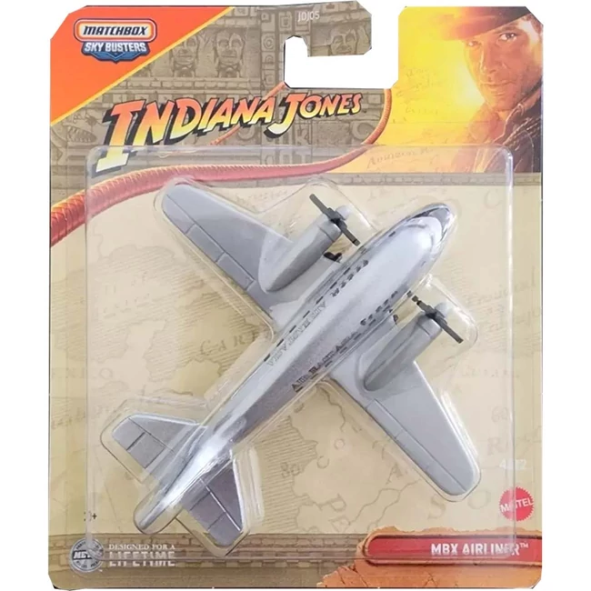 Matchbox Sky Busters: Indiana Jones MBX Airliner repülő modell 1/64 – Mattel
