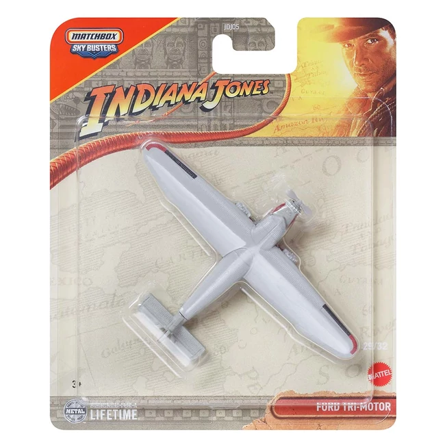 Matchbox Sky Busters: Ford Tri-Motor repülő modell 1/64 – Mattel