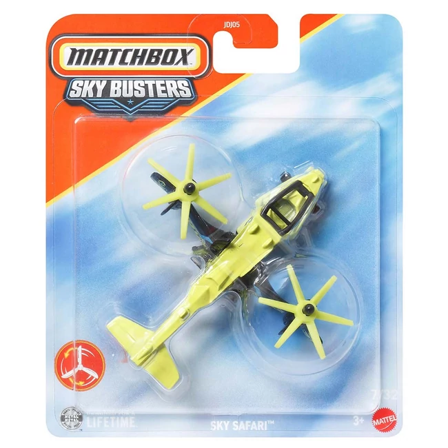 Matchbox Sky Busters: Sky Safari repülő modell 1/64 – Mattel