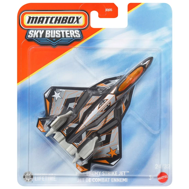 Matchbox Sky Busters: Enemy Strike Jet repülő modell 1/64 – Mattel