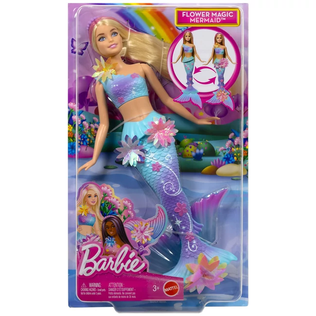 Barbie Dreamtopia: Virágvarázs sellő baba – Mattel