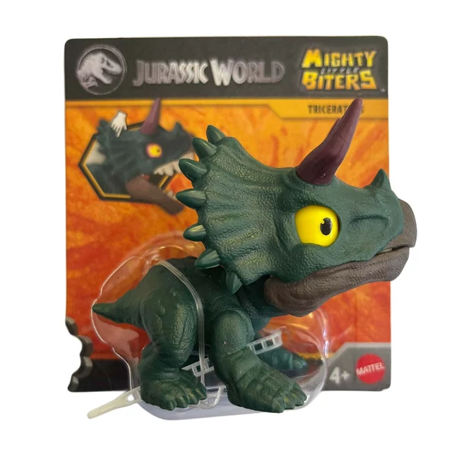 Jurassic World: Harapós mini Triceratops figura – Mattel