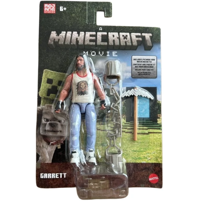 Minecraft: Egy Minecraft film Garrett karakter figura szett – Mattel