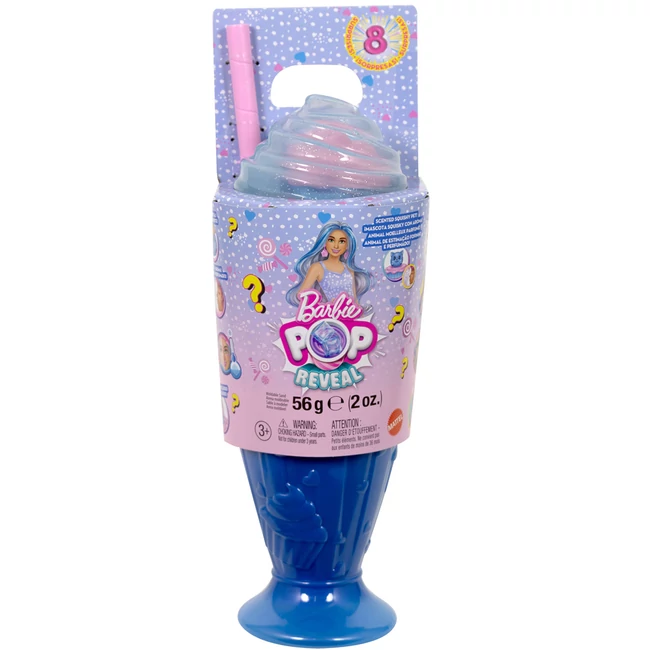 Barbie: Slime reveal illatos shaker – Kék – Mattel
