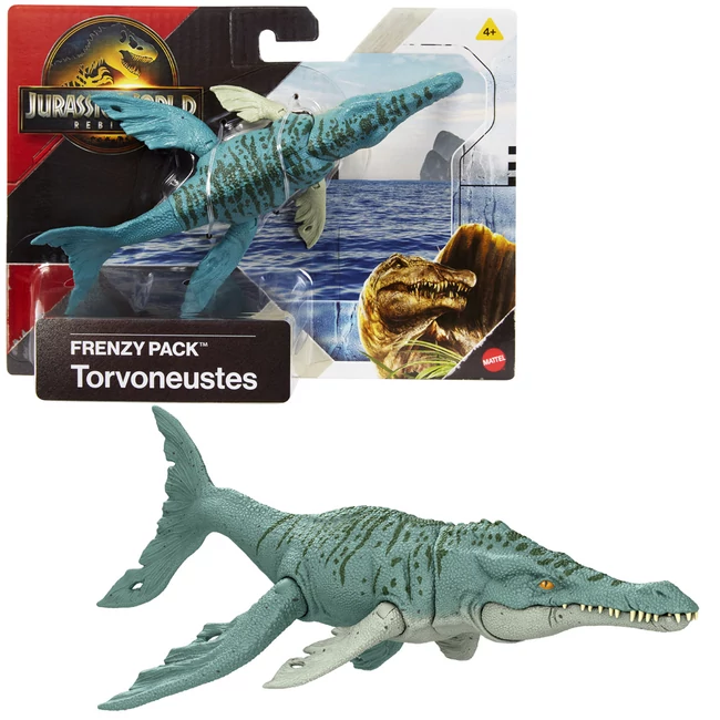 Jurassic World: Újjászületés Frenzy pack Torvoneustes dinoszaurusz figura – Mattel