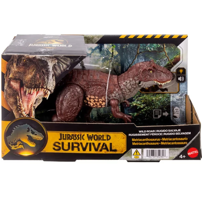 Jurassic World: Metriacanthosaurus támadó dinó hanggal és fénnyel – Mattel