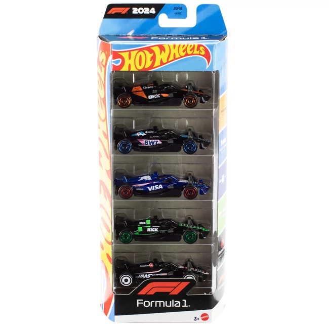 Hot Wheels: Formula 1 2024 5 db-os kisautó szett 1/64 – Mattel