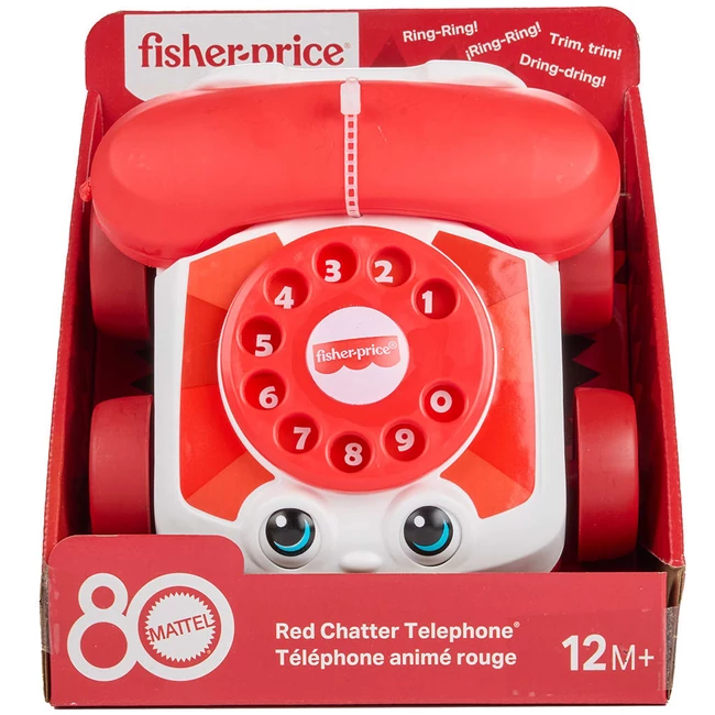 Fisher-Price: Fecsegő telefon 80. évfordulós kiadás – Mattel